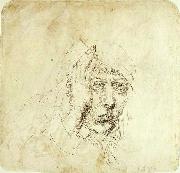 Albrecht Durer Self-Portrait with a Bandage Germany oil painting artist